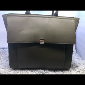 Olive Laptop bag / olive tote a new day